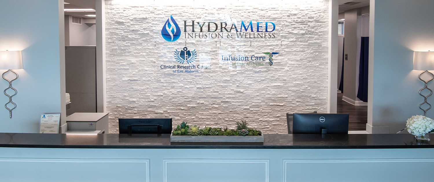 HydraMed Infusion Care Auburn Alabama IV hydration health vitamins